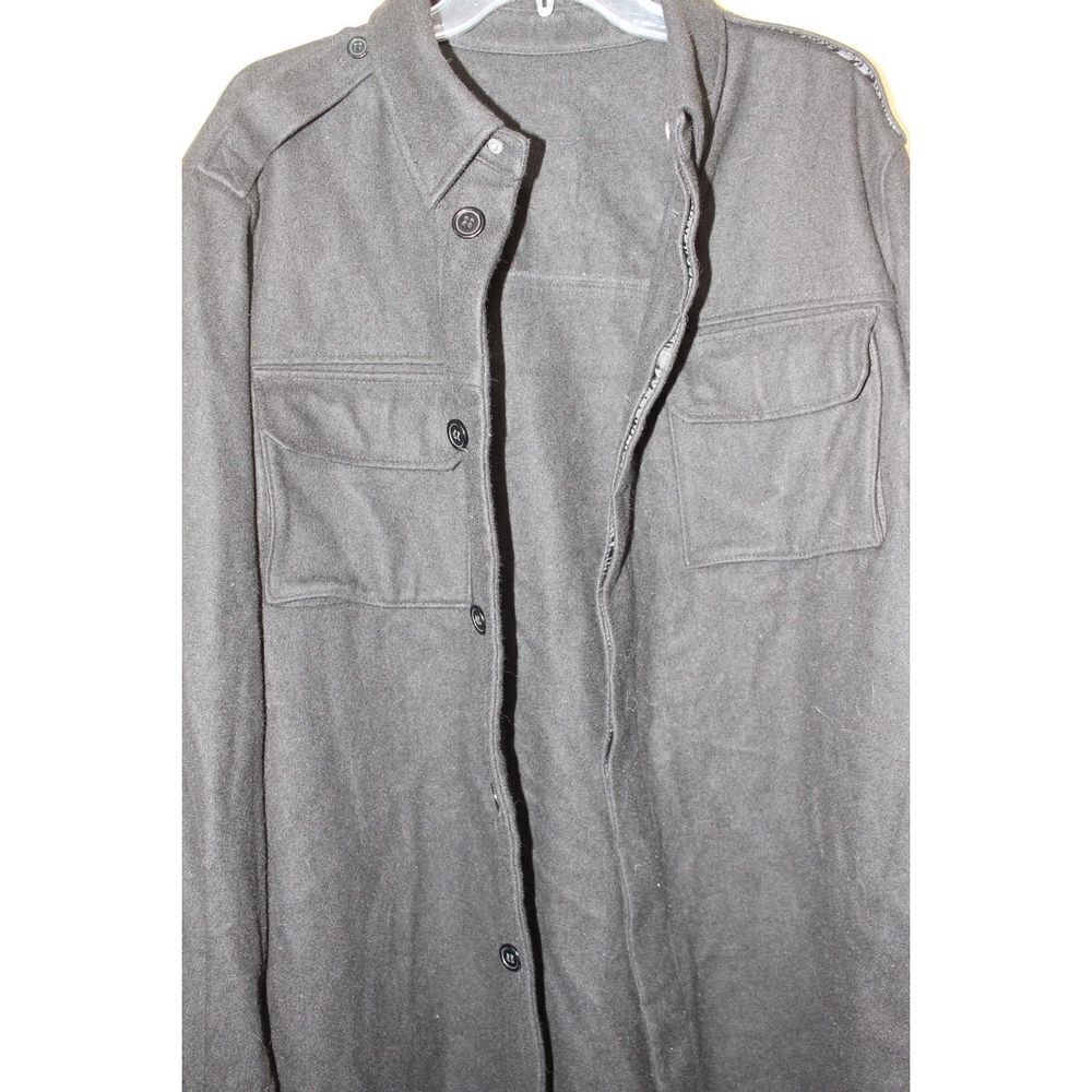Vintage Nautica Black Peacoat - No Size Tag